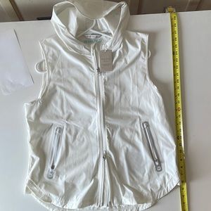 Peter Millar XL White women’s Jameson Flex Adapt Full-Zip Hooded Vest